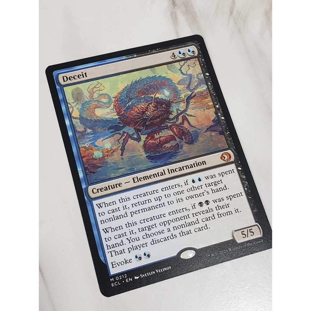 MTG Magic The‎ Gathering Lorwyn Eclipsed DECEIT Mythical Regular #0212 LP Played